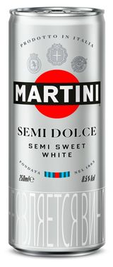 Изображение товара Игристый винный напиток Martini Semi Dolce белый сладкий Италия, 0,25 л