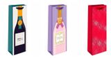 Изображение товара Пакет подарочный под бутылку премиум, 1 шт, в ассортименте