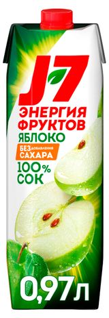 Изображение товара Сок яблочный J7, 970 мл