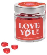 Изображение товара Карамель леденцовая Sweet Ness Сердечки со вкусом земляники, 130 г