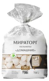 Изображение товара Пельмени «Мираторг» домашние из свинины и говядины, 700 г