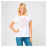 Изображение товара Футболка женская InExtenso с коротким рукавом белая, р. XS-XXL