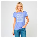 Изображение товара Футболка женская InExtenso с коротким рукавом голубая, р. XS-XXL