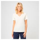 Изображение товара Футболка женская InExtenso с длинным рукавом белая, р. XS-XXL