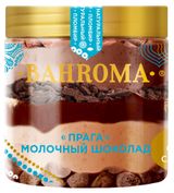 Изображение товара Мороженое слоеное молочное BAHROMA Пломбир Прага молочный шоколад 5 слоев ведерко, 320 г