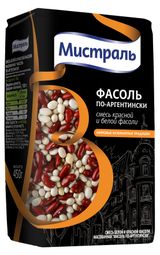 Изображение товара Смесь красной и белой фасоли «Мистраль» по-аргентински, 450 г