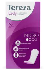 Изображение товара Прокладки урологические для женщин TerezaLady micro 1 капля, 24 шт