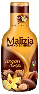 Изображение товара Пена для ванны Malizia Argan & Vanilla Италия, 1 л