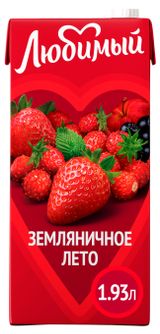 Изображение товара Напиток «Любимый» яблоко черноплодная рябина клубника земляника, 1,93 л