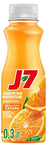 Изображение товара Сок J7 Апельсин, 300 мл