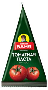 Изображение товара Паста томатная «Дядя Ваня» 25% ГОСТ, 70 г