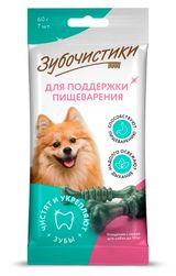 Изображение товара Лакомство для собак «Зубочистики» мелких пород с хлорофиллом, 60 г