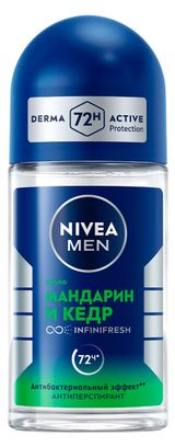 Изображение товара Дезодорант-антиперспирант шариковый NIVEA MEN Мандарин и кедр Германия, 50 мл