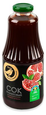 Изображение товара Сок АШАН Золотая птица Гранатовый прямого отжима, 1 л