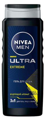 Изображение товара Гель для душа NIVEA MEN Ultra Extreme 3 в 1 Германия, 500 мл