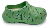 Изображение товара Галоши женские InExtenso зеленые со стрекозами, р. 36/37-40/41