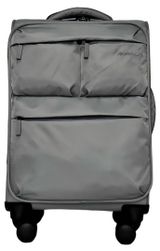 Изображение товара Чемодан мягкий Airport 8 колес серый, размер S