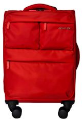 Изображение товара Чемодан мягкий Airport 8 колес красный, размер S