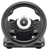 Изображение товара Руль игровой для ПК Defender Turbo pro с педалями черный