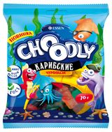 Изображение товара Мармелад жевательный Choodly Карибские Чумиксы микс форм и вкусов, 70 г