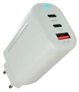 Изображение товара Сетевое зарядное устройство More Choice 1USB+2TYPE-C NC79A белое