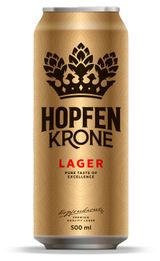 Изображение товара Пиво светлое Hopfenkrone Lager 5% Босния и Герцеговина, 0,5 л