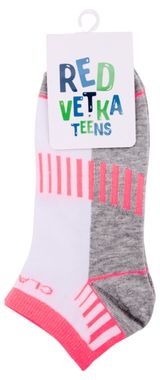 Изображение товара Носки для девочки «Красная Ветка» бело-розовые, р.20-22