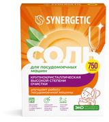 Изображение товара Соль для посудомоечных машин Synergetic высокой степени очистки, 750 г