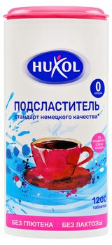 Изображение товара Заменитель сахара Huxol 1200 таблеток, 72 г