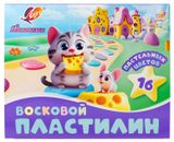 Изображение товара Пластилин восковой «Луч» Школа творчества, 16 цветов