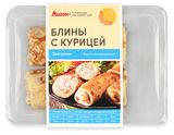 Изображение товара Блины АШАН Красная птица с курицей, 160 г
