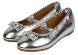 Изображение товара Туфли для девочки Mothercare серебряные, р. 23-34