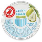 Изображение товара Творог АШАН Красная птица с наполнителем Грушевый 3,5% БЗМЖ, 160 г
