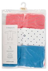 Изображение товара Набор комбинезонов для новорожденных Mothercare с длинным рукавом 3 шт, р. 50-86