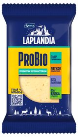 Изображение товара Сыр полутвердый Laplandia ProBio с пробиотиком без лактозы 45% БЗМЖ, 180 г
