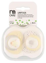 Изображение товара Соска-пустышка детская Mothercare Жираф ортодонтическая 0-6 мес, 2 шт