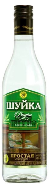 Изображение товара Водка «Шуйская» Шуйка Простая рецептура Россия, 0,5 л