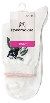 Изображение товара Носки женские «Брестские» молочные Беларусь, р 25