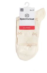 Изображение товара Носки женские «Брестские» белые Беларусь, р 23