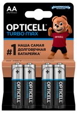 Изображение товара Батарейки Opticell Turbo Max щелочные AA, 4 шт
