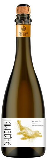 Изображение товара Игристое вино «Эндемы» Алиготе белое брют Россия, 0,75 л