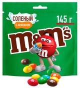 Изображение товара Конфеты M&M's Драже с соленым арахисом и молочным шоколадом для компании, 145 г