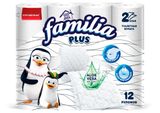 Изображение товара Туалетная бумага Familia белая 2 слоя, 12 рулонов