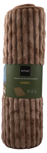 Изображение товара Коврик для ванной комнаты Actuel с противоскользящим основанием бежевый, 50х80 см