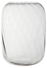 Изображение товара Ваза Actuel Ева стеклянная прозрачная, 21,5 см