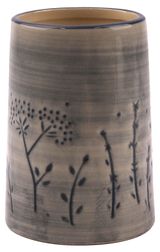 Изображение товара Стакан для зубных щеток Actuel керамика с растениями