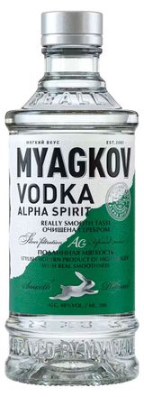 Изображение товара Водка «Мягков» Альфа Россия, 0,5 л