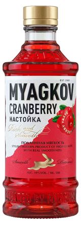Изображение товара Настойка сладкая «Мягков» со вкусом клюквы Россия, 0,5 л