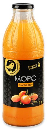 Изображение товара Морс АШАН Золотая птица облепиховый, 1 л