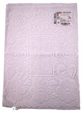 Изображение товара Салфетка декоративная Lenta Белая квадратная с декоративными цветами, 35х24 см 1 шт